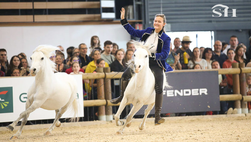 Charlotte Deronne dans le cabaret d’Equita Lyon