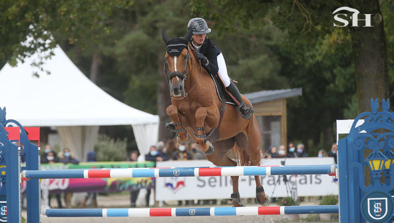 Dubai du Cèdre sous la selle de Julien Epaillard