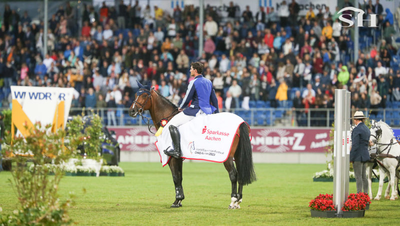 Pandora van de Kruishoeve, star des Youngsters d’Aachen avec Nicola Philippaerts