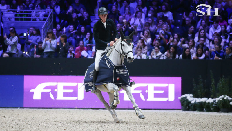 Kian Dore au dessus de la mêlée au Pony Trophy de Lyon.