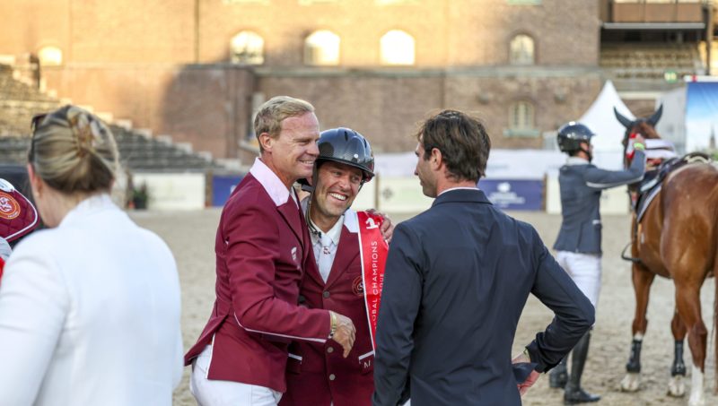 La belle victoire des amis.