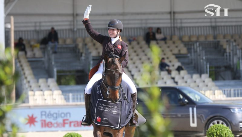 Becky Moody domine le dressage de Fontainebleau