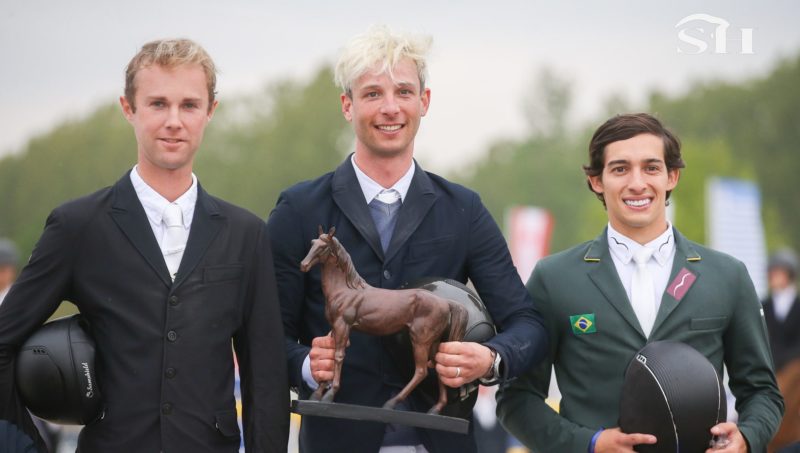 Niels Fockaert dans son jardin à Lier malgré la concurrence !