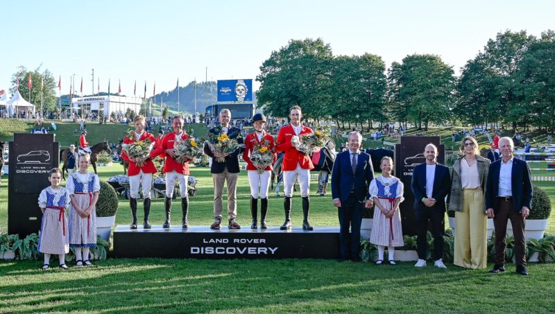 L’Allemagne devant la jeune garde belge à Saint Gall.