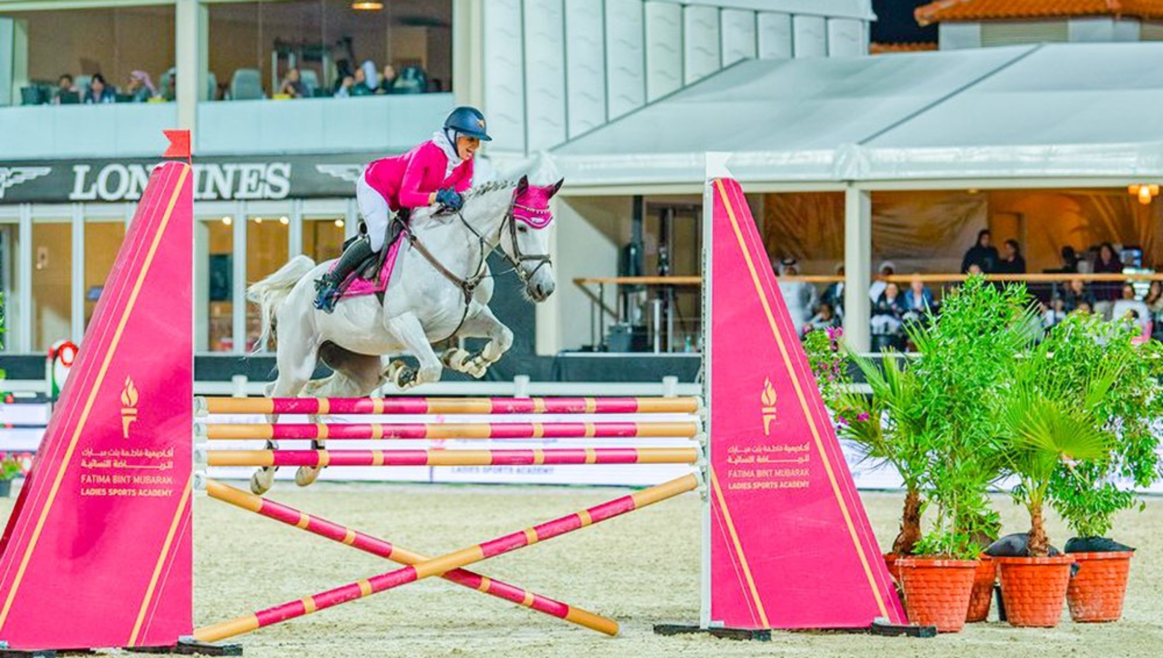 À Abu Dhabi, la piste est pour les amazones. Seulement pour les amazones.