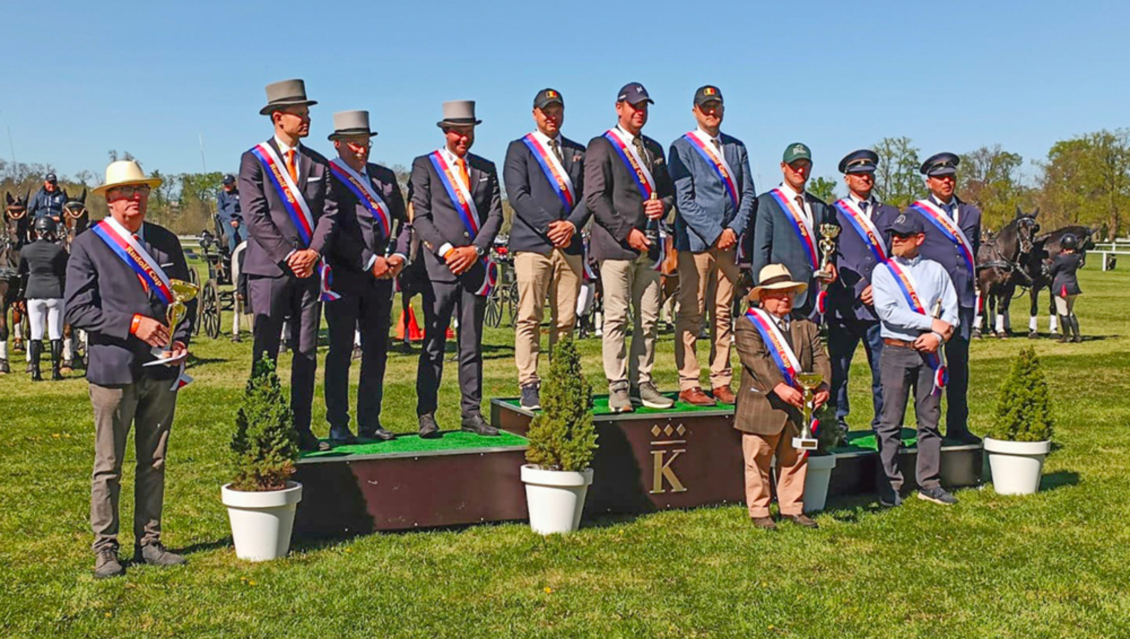 Attelage à quatre, la Belgique déroule à Kladruby