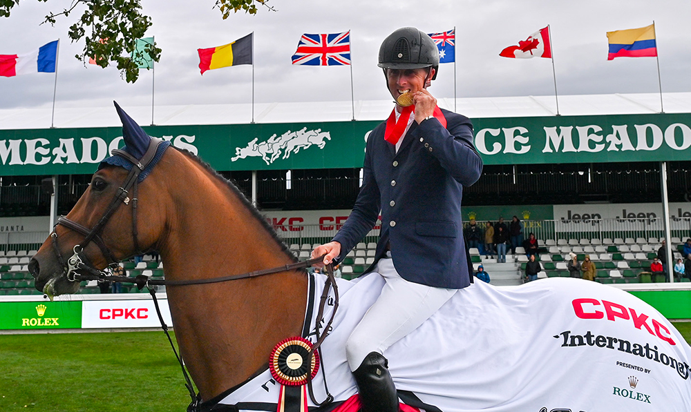 Ben Maher Spruce Meadows Masters Enjeu de Grisien