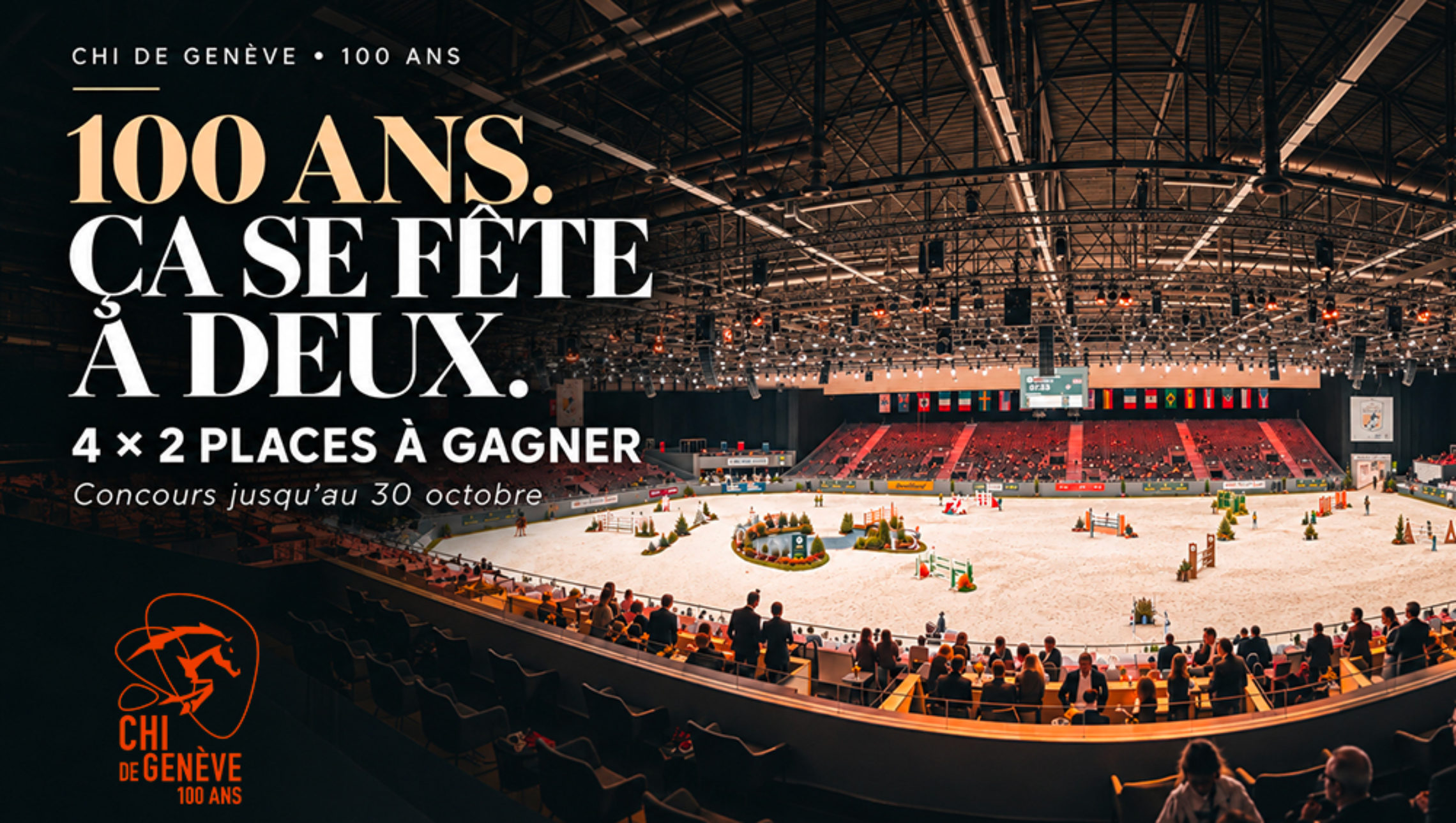 Le CHI de Genève fête ses 100 ans, So Horse vous offre une place à la fête !