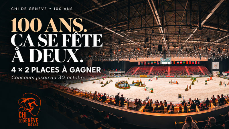 Le CHI de Genève fête ses 100 ans, So Horse vous offre une place à la fête !