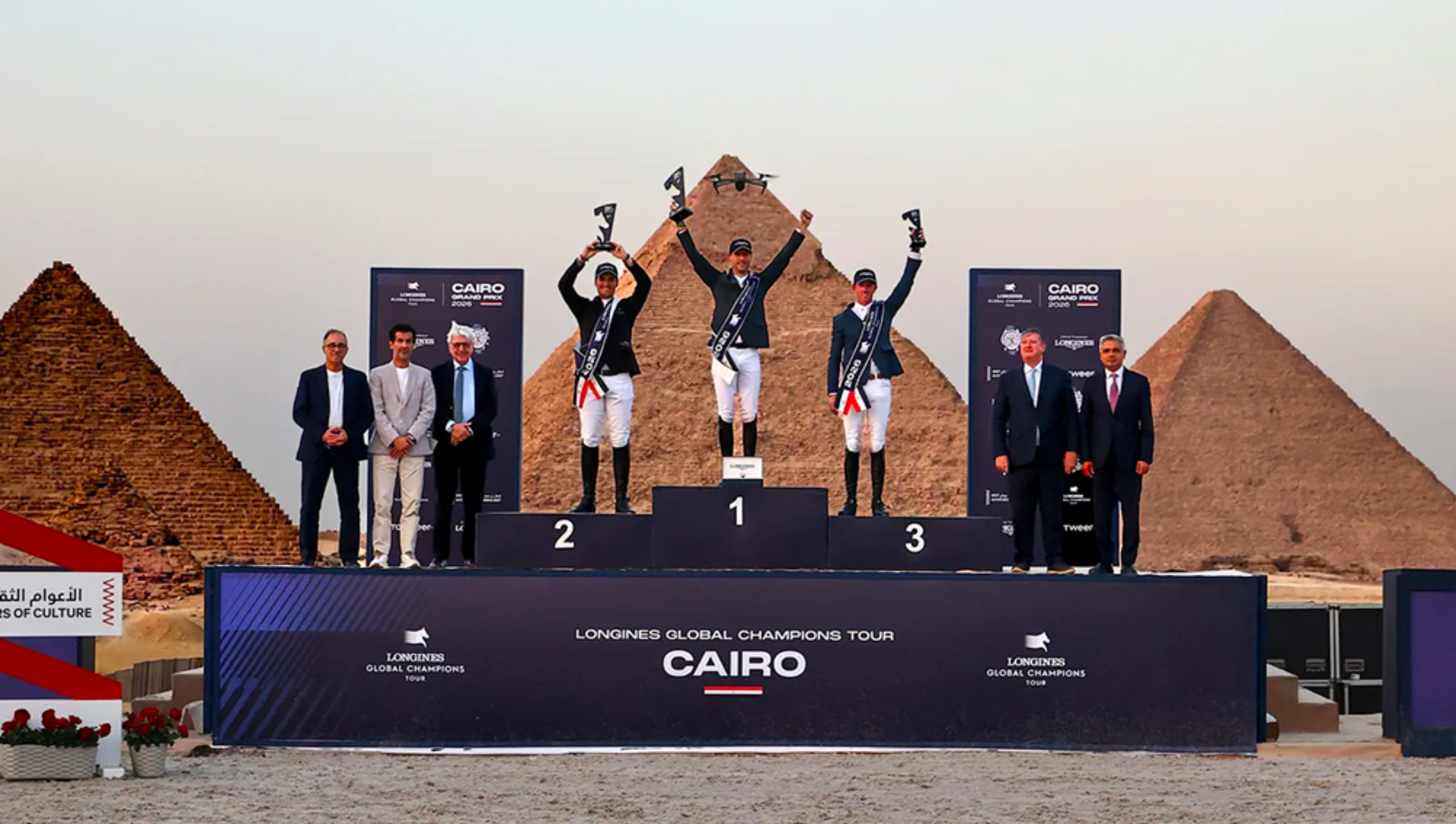 Au Caire, les pyramides sont égyptiennes. Le Grand Prix est belge.
